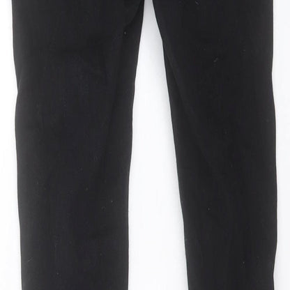 Womens UK Size 6 H&M Regular Fit Skinny Black Jeans