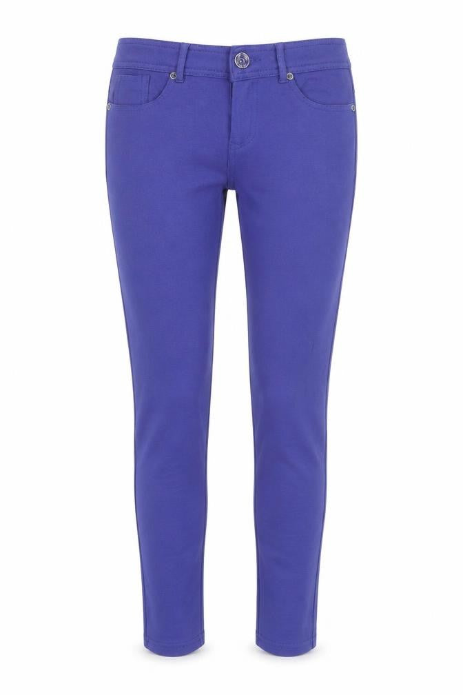 Womens UK Size M Yu & Me Regular Fit  Purple Trousers