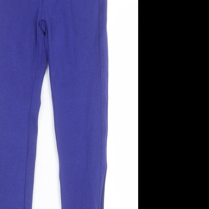 Womens UK Size M Yu & Me Regular Fit  Purple Trousers