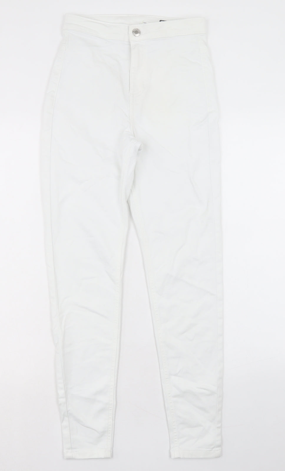 Womens UK Size 8 Marks and Spencer Regular Fit Skinny White Jeans