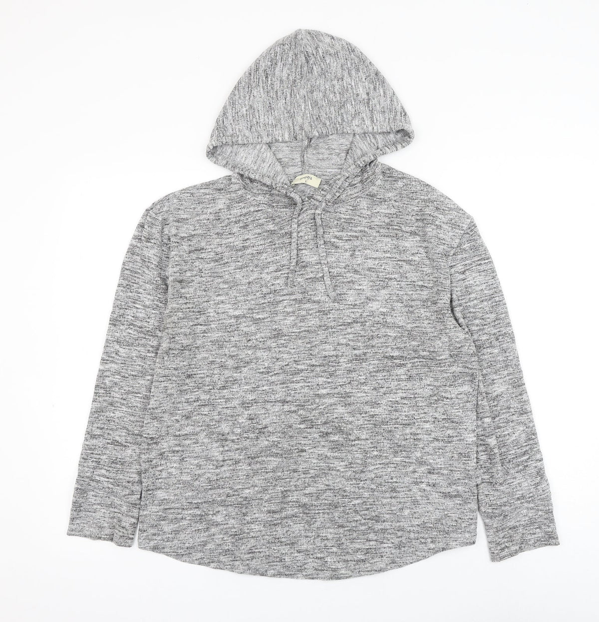 papay Womens Grey Viscose Pullover Hoodie Size M Pullover