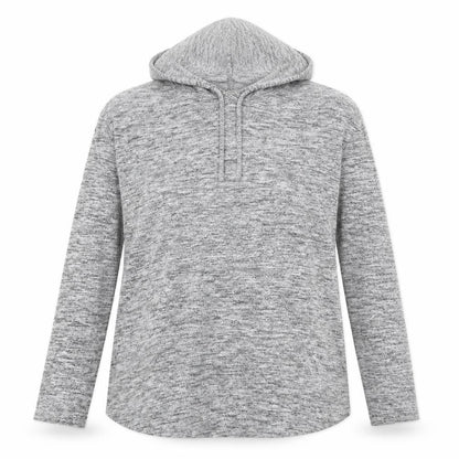 papay Womens Grey Viscose Pullover Hoodie Size M Pullover