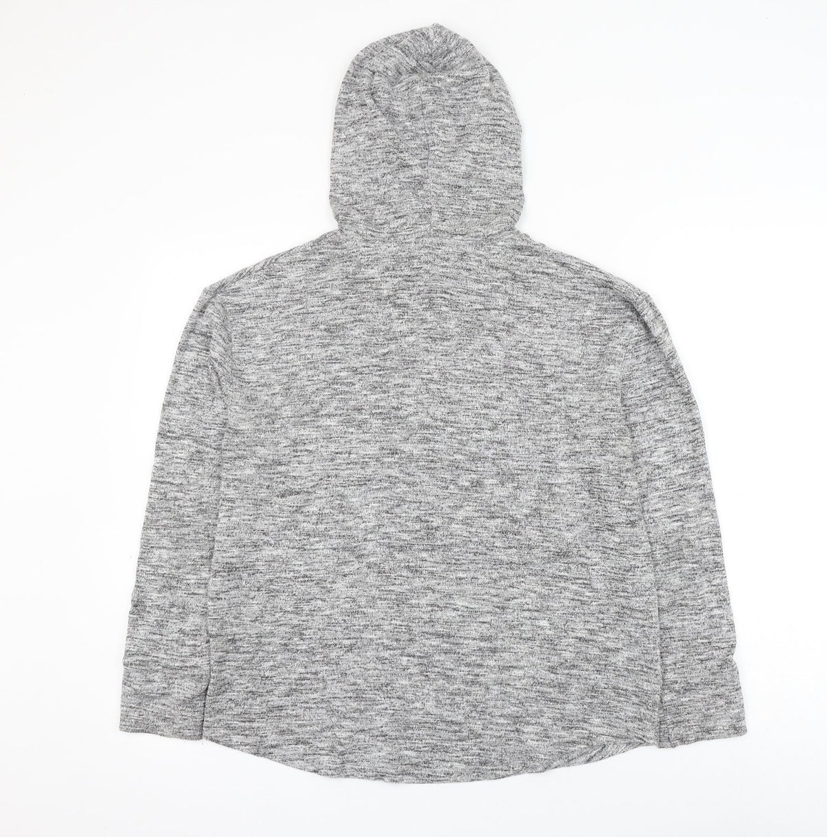 papay Womens Grey Viscose Pullover Hoodie Size M Pullover