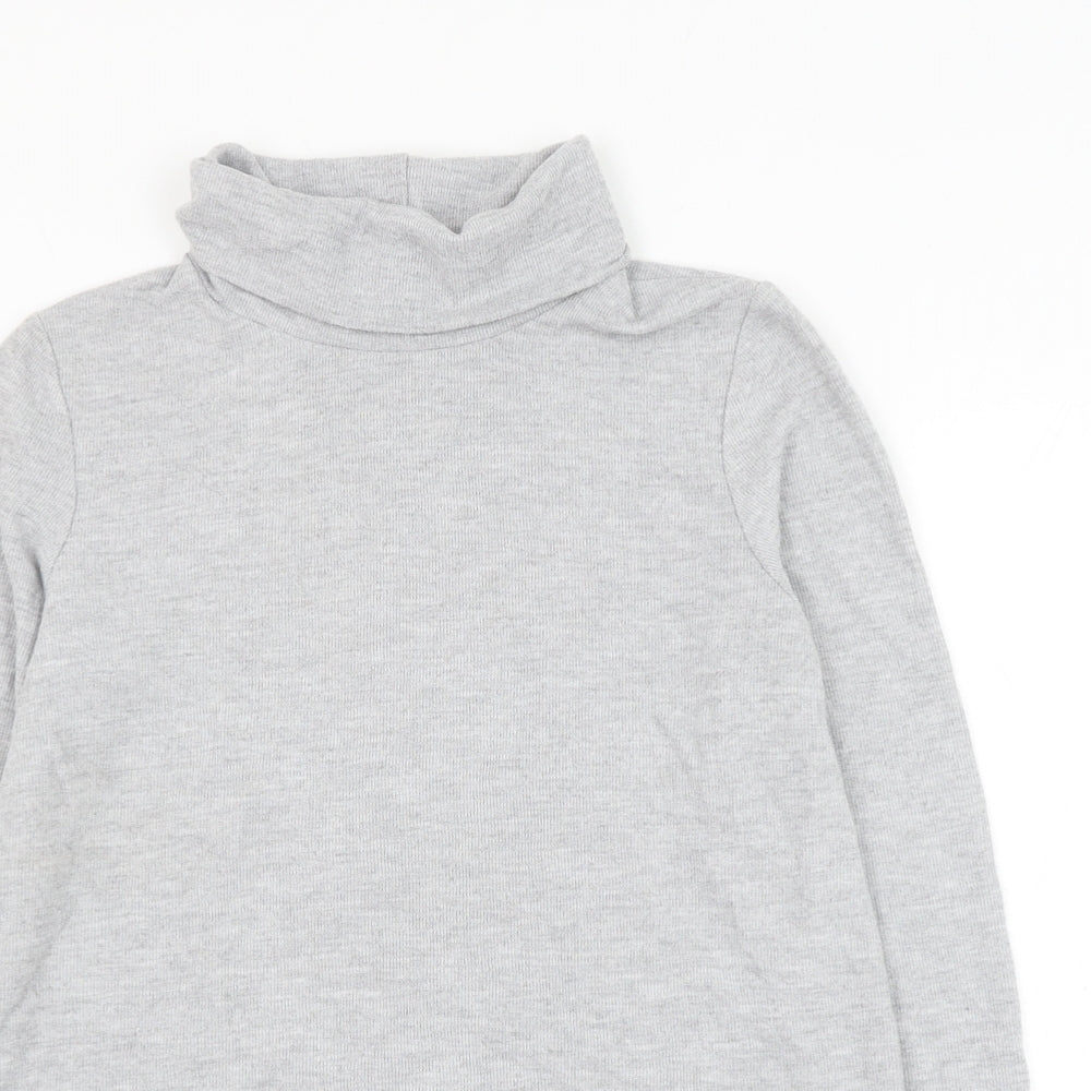 Primark Womens Grey Roll Neck Polyester Pullover Jumper Size 12