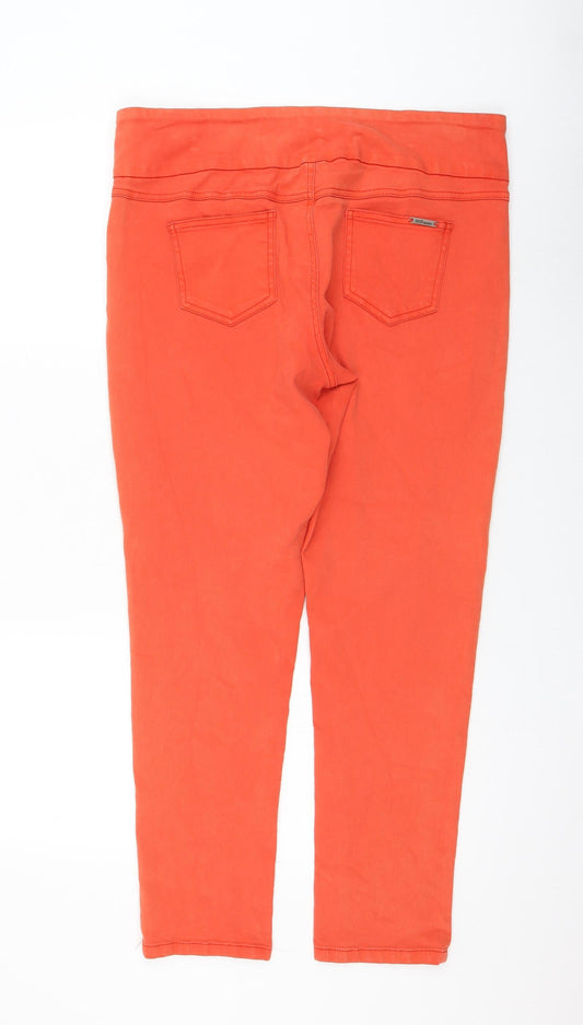 Womens UK Size 34 in prew Regular Fit Jegging Orange Jeans