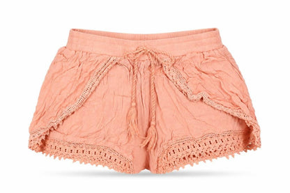 Atmosphere Womens Orange Viscose Sweat Shorts Size 8 L3 in Regular Drawstring