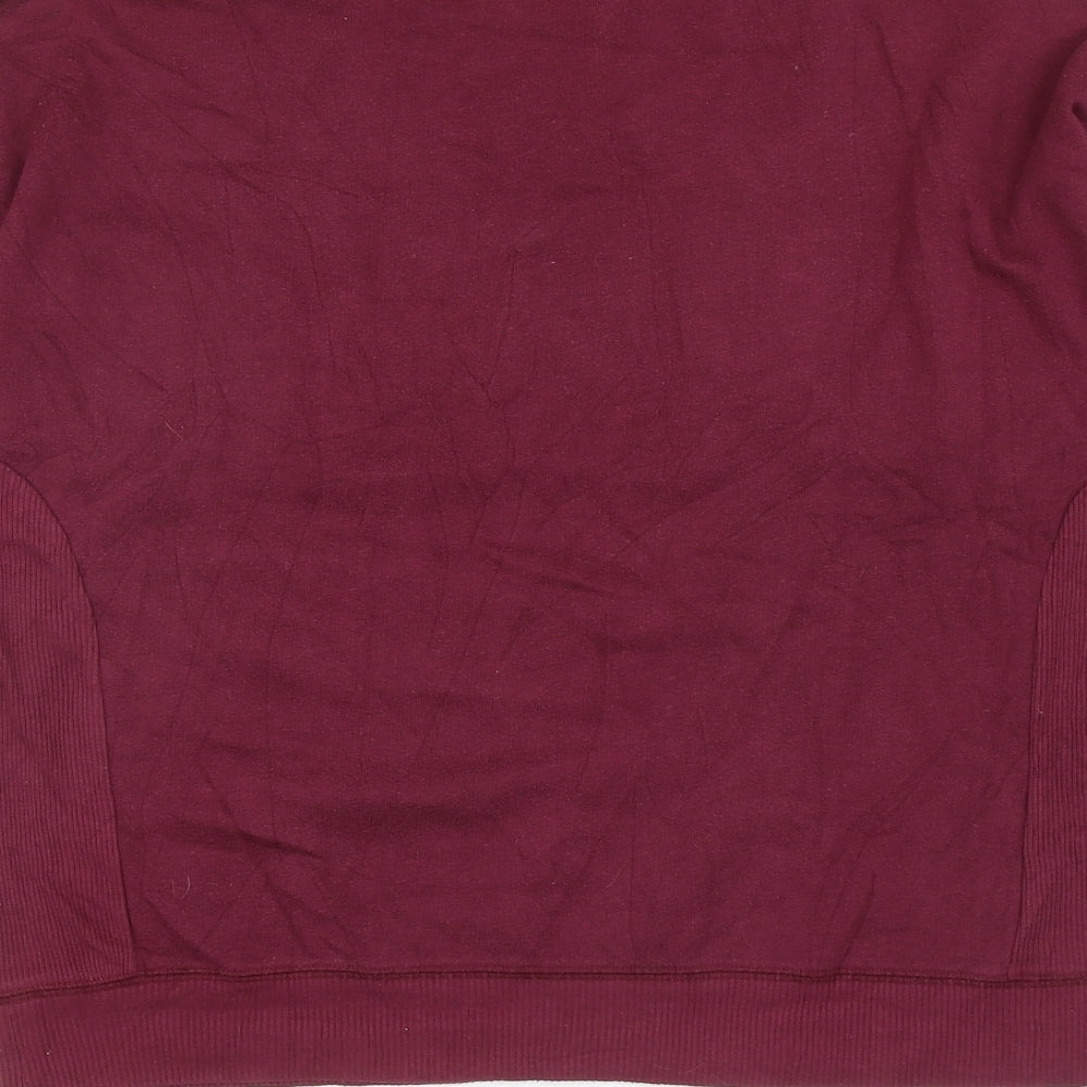 Victorias Secret Womens Red Cotton Pullover Sweatshirt Size XS Pullover - Love Pink