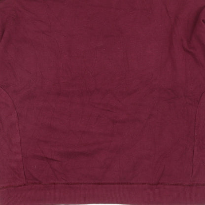 Victorias Secret Womens Red Cotton Pullover Sweatshirt Size XS Pullover - Love Pink