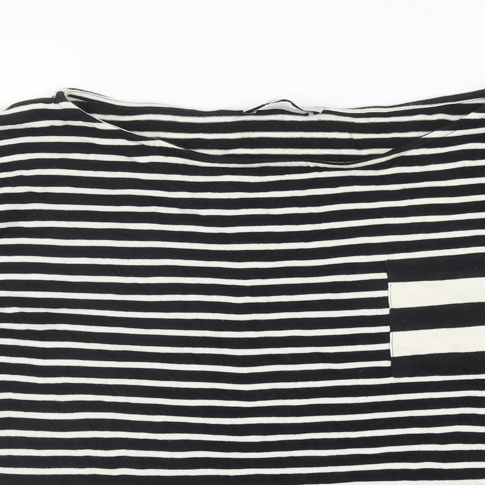 Womens UK Size 14 Per Una Black Basic T-Shirt