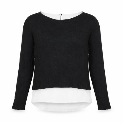 Womens UK Size 6 Atmosphere Black Pullover Jumper