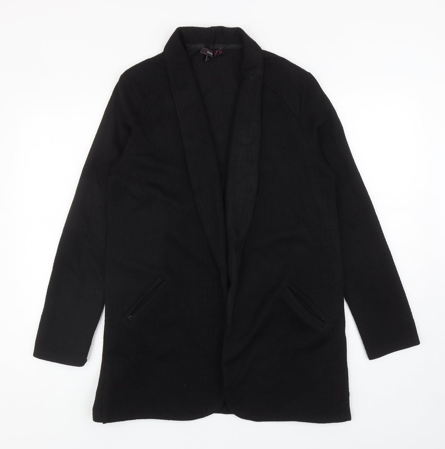 Womens UK Size 14 Therapy Black Cardigan Jumper
