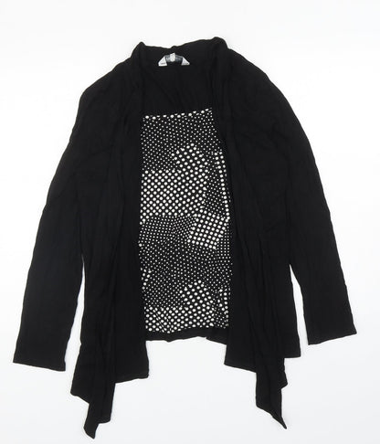 Womens UK Size 12 Preview Black Basic Blouse
