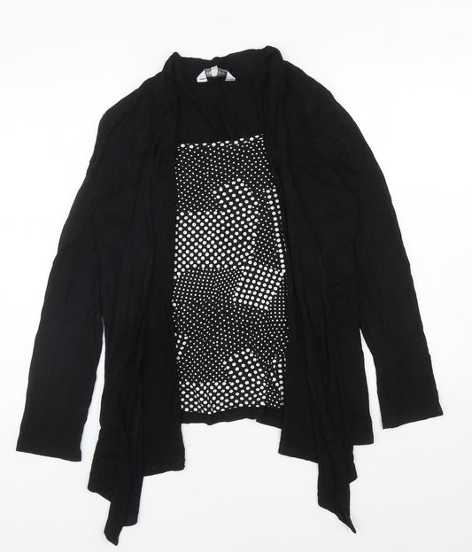 Womens UK Size 12 Preview Black Basic Blouse