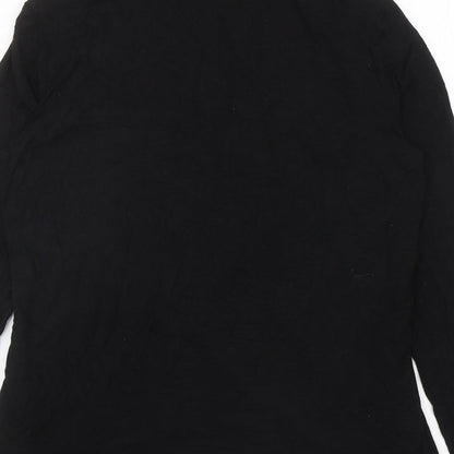 Womens UK Size 12 Preview Black Basic Blouse