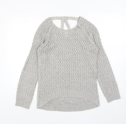 Womens UK Size 10 Dorothy Perkins Grey Pullover Jumper