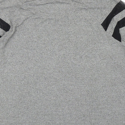 Womens UK Size M Divided Grey Basic T-Shirt