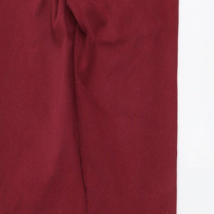 Denim & Co. Womens Red Cotton Skinny Jeans Size 10 L30 in Regular Button