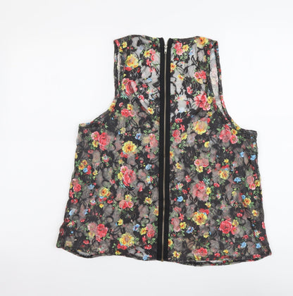Womens UK Size 10 Selected Multicoloured Basic Tank