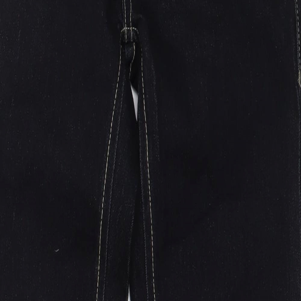 Kakasso Womens Blue Cotton Skinny Jeans Size 26 in L28 in Regular Button