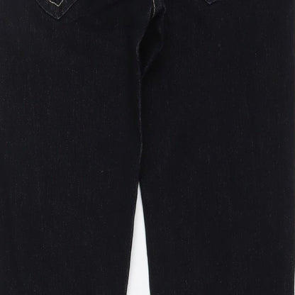 Kakasso Womens Blue Cotton Skinny Jeans Size 26 in L28 in Regular Button