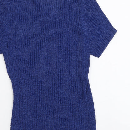 Womens UK Size L Saloos Blue Pullover Jumper