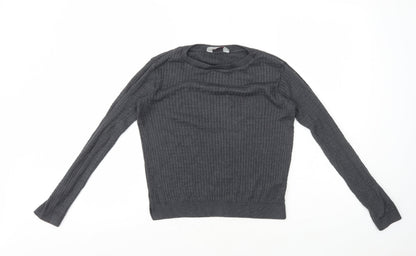 Womens UK Size 6 Dorothy Perkins Grey Pullover Jumper