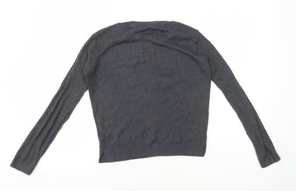 Womens UK Size 6 Dorothy Perkins Grey Pullover Jumper