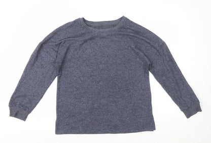 Primark Womens Blue Round Neck Polyester Pullover Jumper Size M