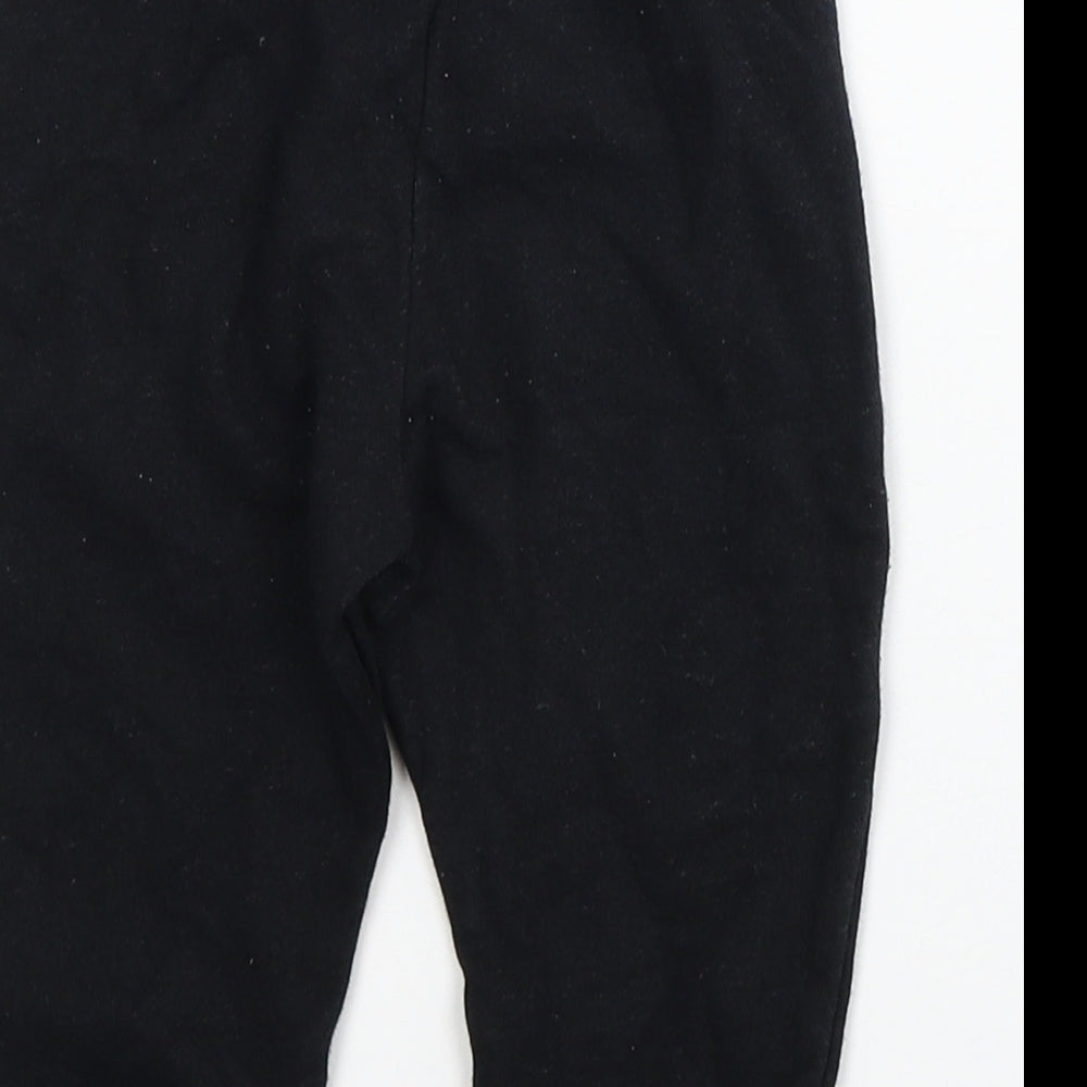 Disney Boys Black Cotton Sweatpants Trousers Size 9-12 Months Pullover - 100 Dalmatians