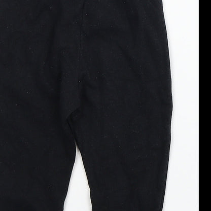 Disney Boys Black Cotton Sweatpants Trousers Size 9-12 Months Pullover - 100 Dalmatians