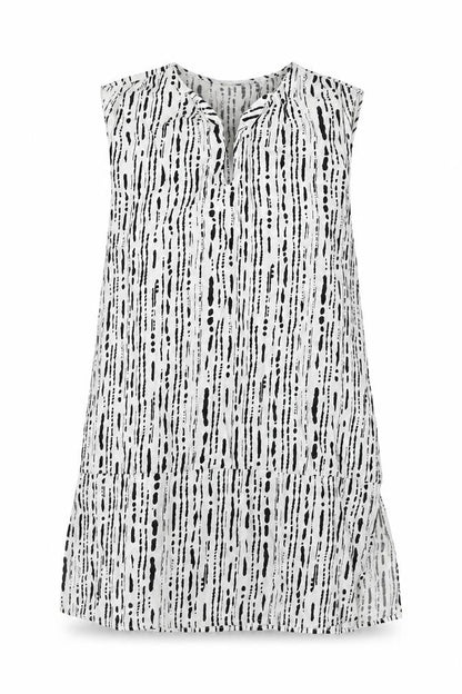 Womens UK Size 10 Primark White Tunic Blouse