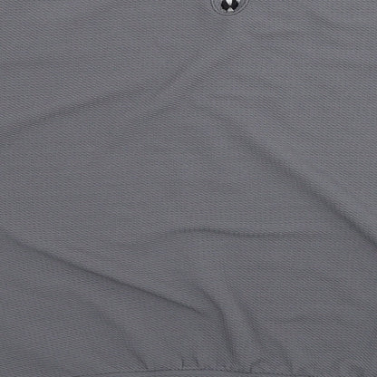 SheIn Womens Grey Geometric Polyester Pullover Sweatshirt Size L Button - Lace Detail