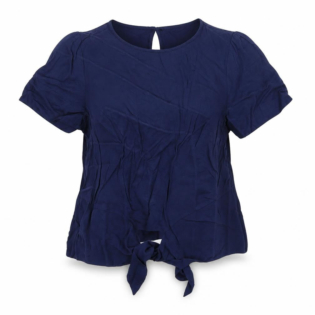 Womens UK Size 8 Oasis Blue Basic T-Shirt