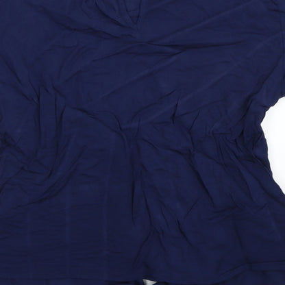 Womens UK Size 8 Oasis Blue Basic T-Shirt