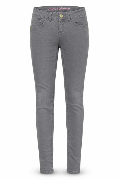 Womens UK Size 8 Denim & Co. Regular Fit Skinny Grey Jeans