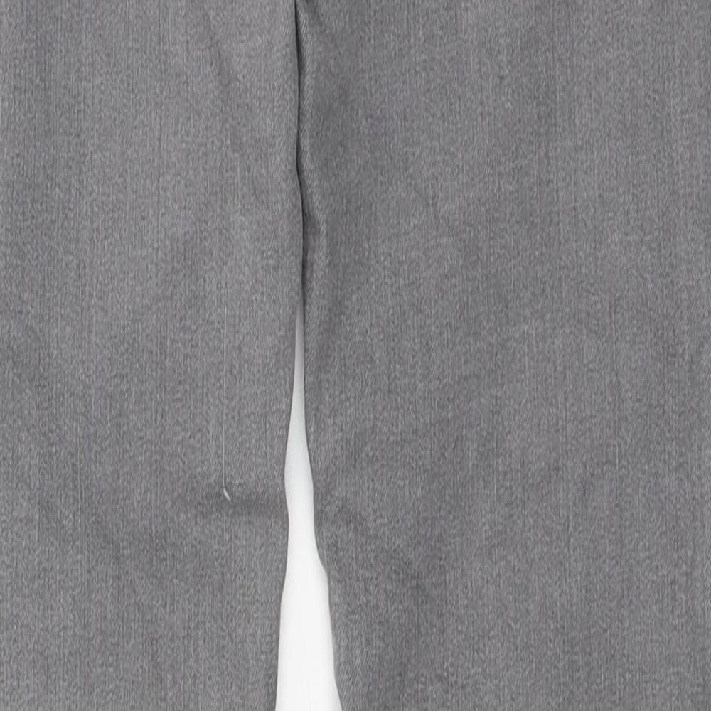 Denim & Co. Womens Grey Cotton Skinny Jeans Size 8 L31 in Regular Zip