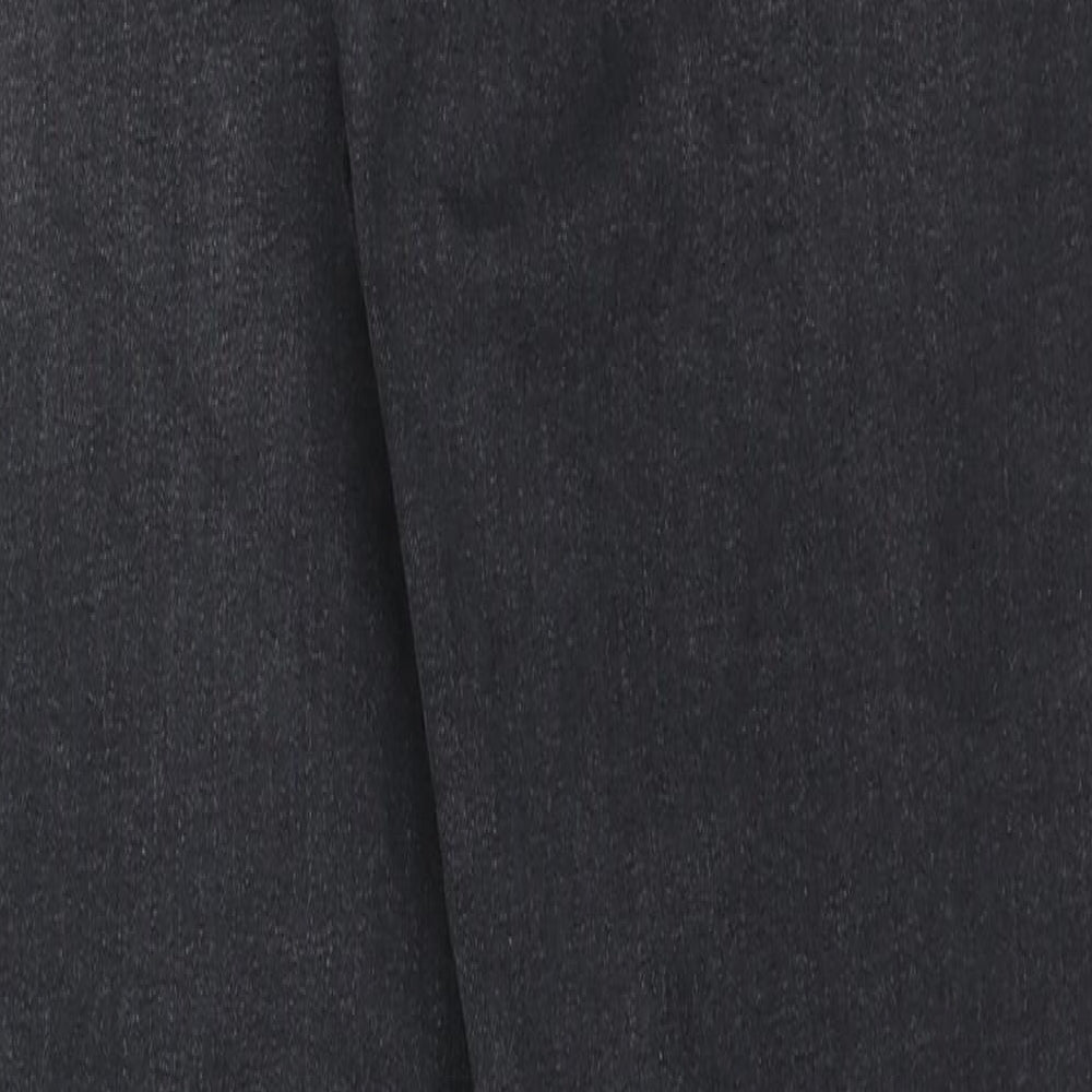 Topshop Womens Black Cotton Skinny Jeans Size 28 in L32 in Regular Zip