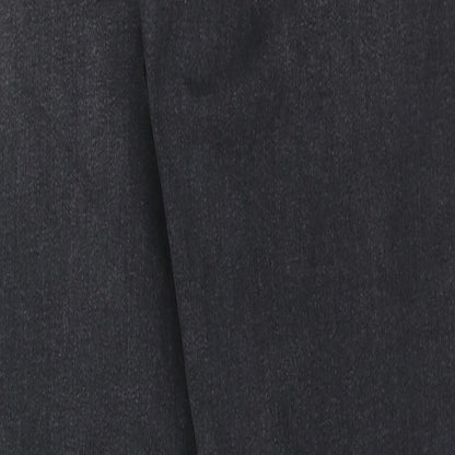 Topshop Womens Black Cotton Skinny Jeans Size 28 in L32 in Regular Zip