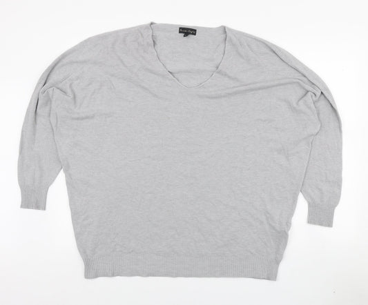 Womens UK Size M Phase Eight Grey Pullover Jumper