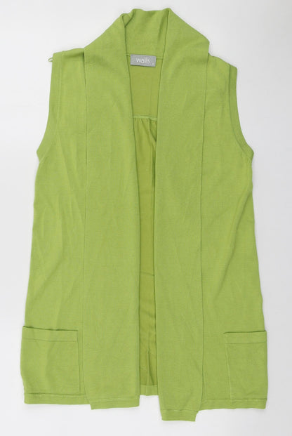 Womens UK Size S Wallis Green Cardigan Jumper