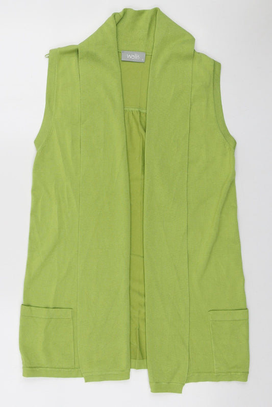 Womens UK Size S Wallis Green Cardigan Jumper