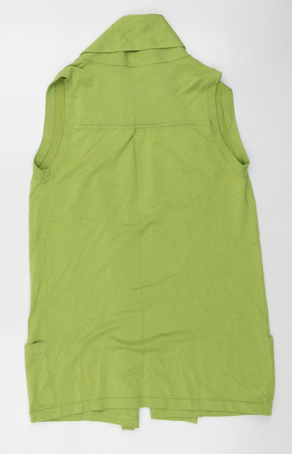 Womens UK Size S Wallis Green Cardigan Jumper