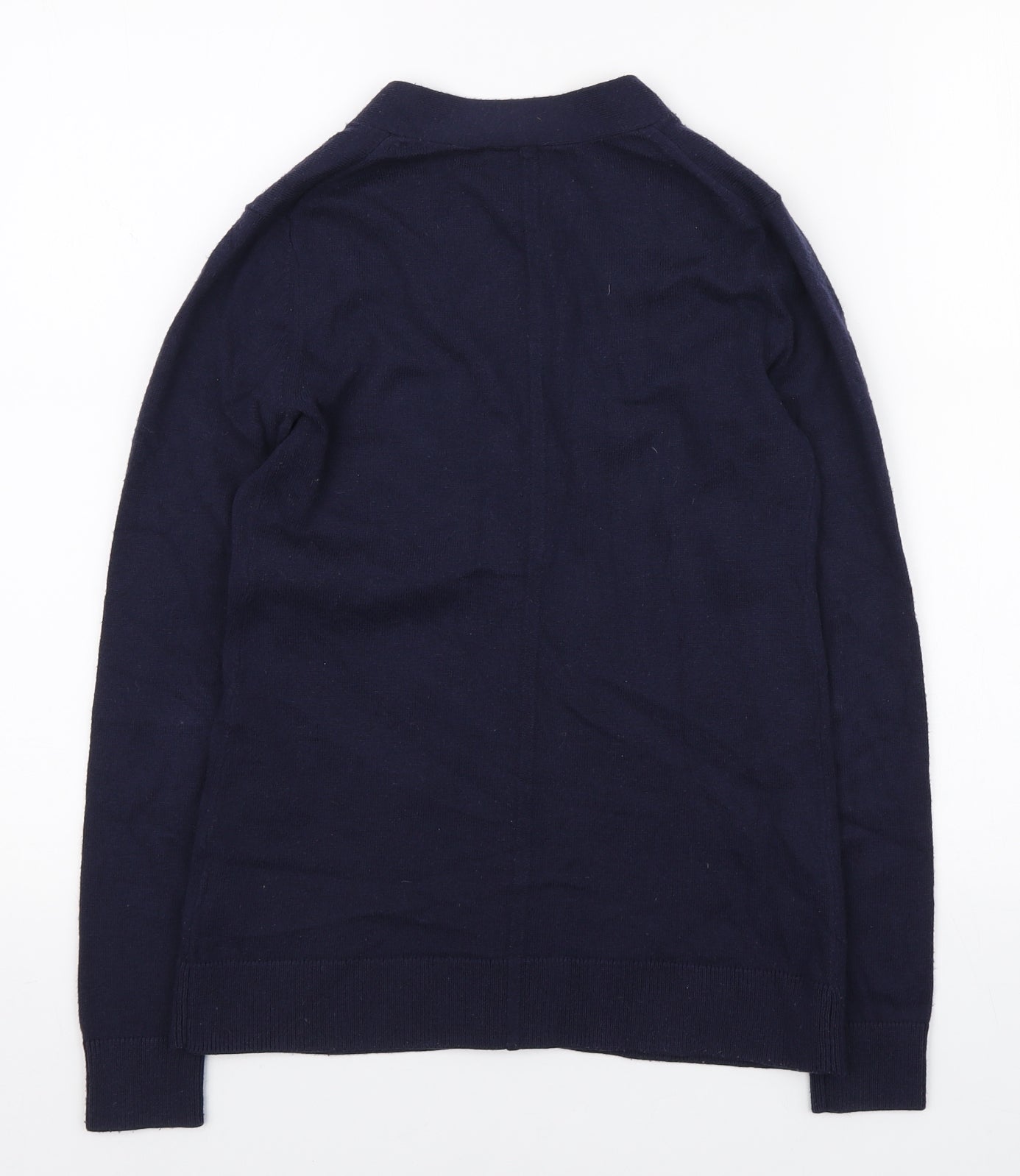 Gap Womens Blue V-Neck Acrylic Cardigan Jumper Size 2XS