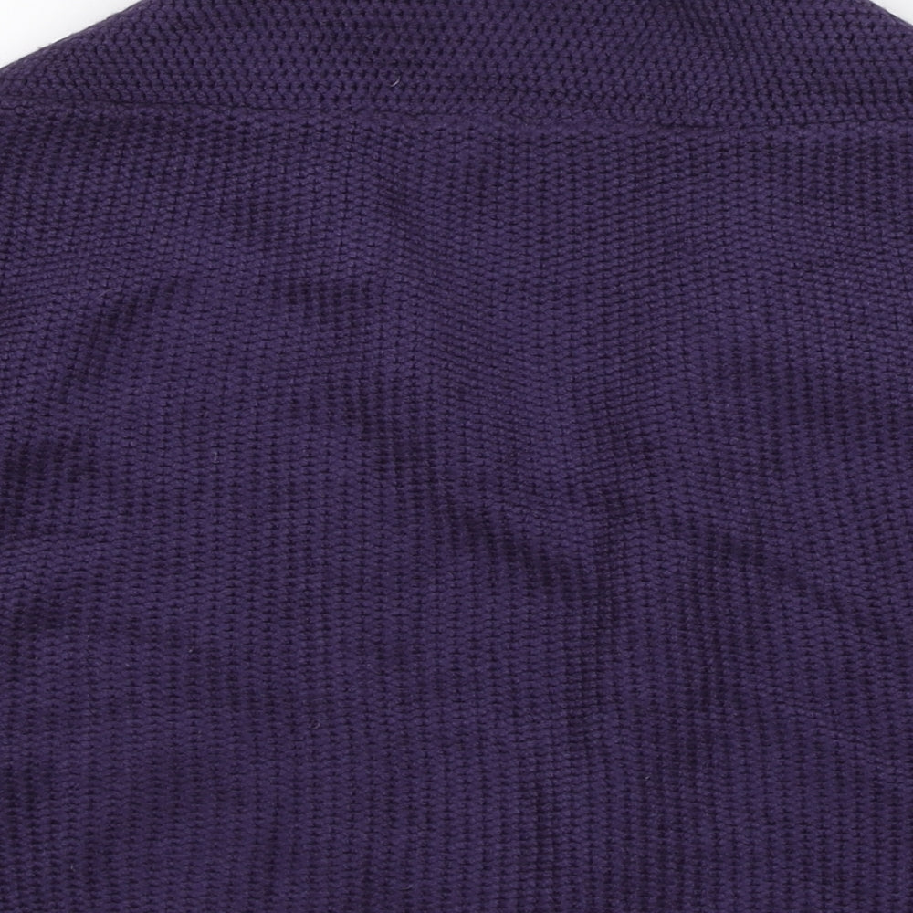 Womens UK Size 8 Untold Purple Shrug Jumper