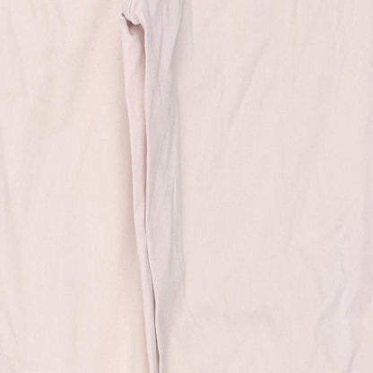 F&F Womens Pink Cotton Skinny Jeans Size 10 L27 in Regular Zip