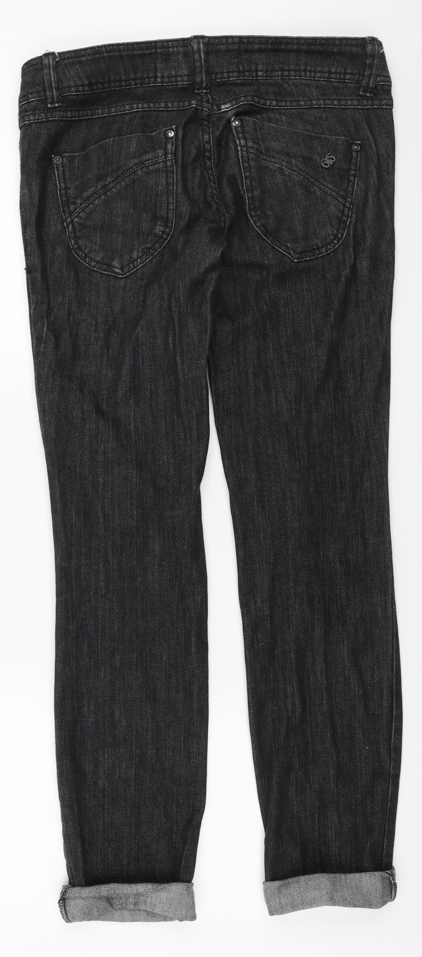 Sicko Nineteen Womens Black Cotton Skinny Jeans Size 10 L29 in Regular Zip