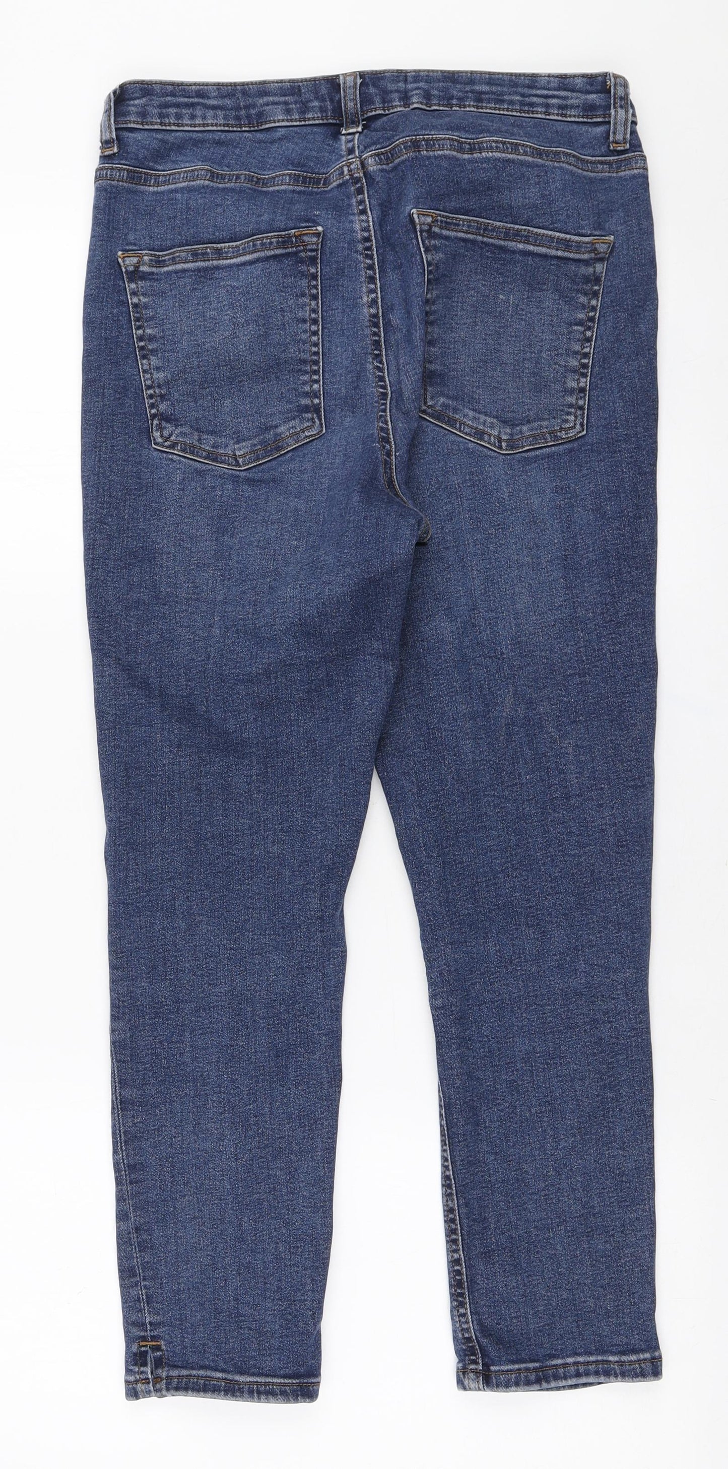 Very Womens Blue Cotton Skinny Jeans Size 27 in L23 in Regular Zip