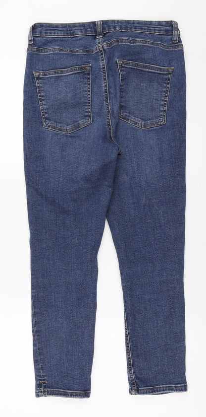 Very Womens Blue Cotton Skinny Jeans Size 27 in L23 in Regular Zip
