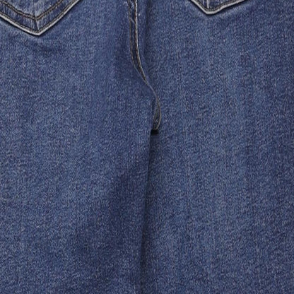 Very Womens Blue Cotton Skinny Jeans Size 27 in L23 in Regular Zip