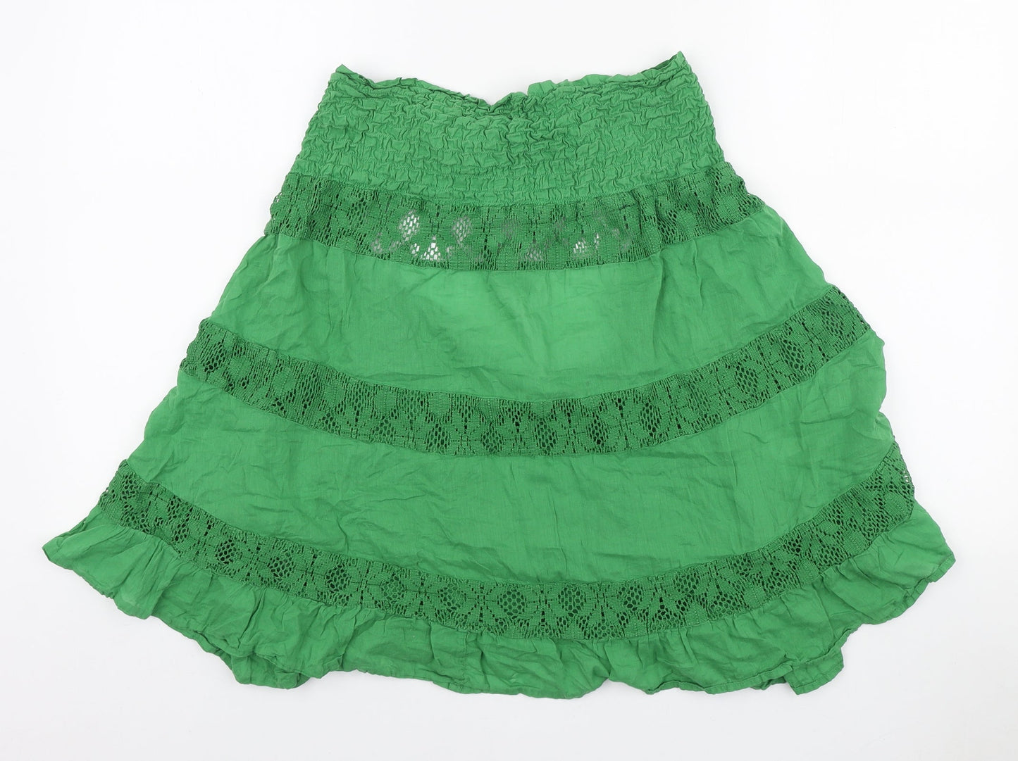 Womens UK Size 8 ASOS Green Basic Blouse